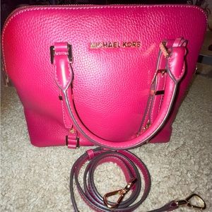 Red Michael Kors purse new without tags never used